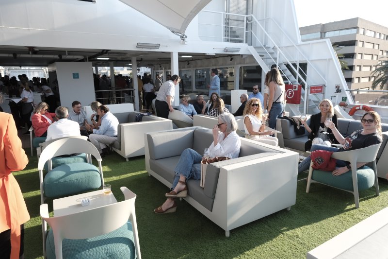 Baleària presenta el Cap de Barbaria, el primer 'ferry' eléctrico de España Baleària presenta el Cap de Barbaria, el primer 'ferry' eléctrico de España