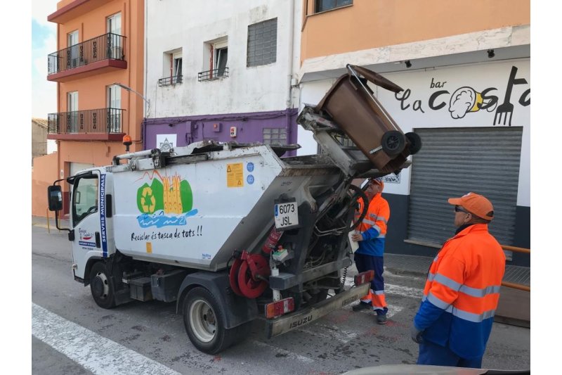 Nou servei de recollida de residus per a bars, restaurants i cafeteries a Benissa Nou servei de recollida de residus per a bars, restaurants i cafeteries a Benissa