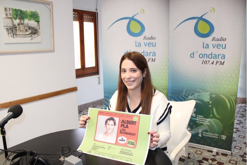 El festival Barnasants recala el 16 de febrero en l’Auditori d’Ondara de la mà d’Albert Pla El festival Barnasants recala el 16 de febrero en l’Auditori d’Ondara de la mà d’Albert Pla