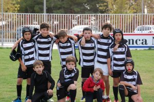 El equipo Sub 10 de rugby de Xàbia debuta con tres victorias en un provincial