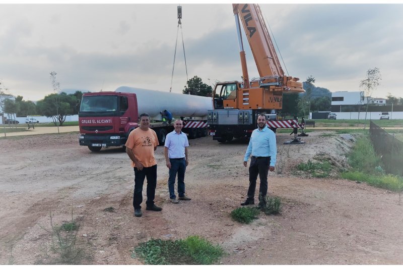 La retirada del depòsit del gas culmina la primera fase d’adequació del parc Tossals d’Ondara La retirada del depòsit del gas culmina la primera fase d’adequació del parc Tossals d’Ondara