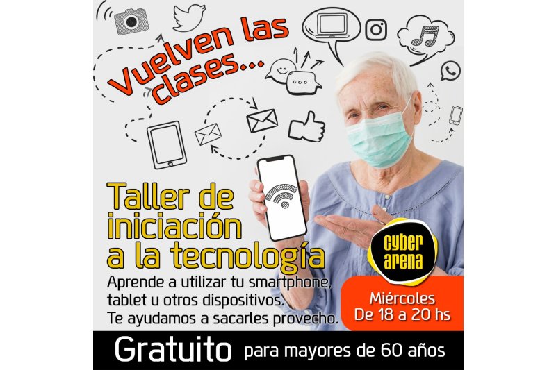 Cyber Arena pone en marcha los cursos gratuitos de tecnología para mayores de 60 en Dénia Cyber Arena pone en marcha los cursos gratuitos de tecnología para mayores de 60 en Dénia