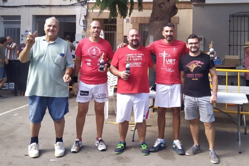 Canella, Rostolla i Mon s’adjudiquen el 7é torneig de raspall 9 d’Octubre dels Poblets Canella, Rostolla i Mon s’adjudiquen el 7é torneig de raspall 9 d’Octubre dels Poblets