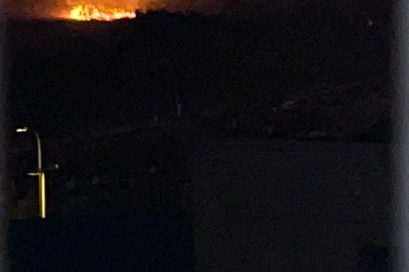 El espectáculo piromusical de Dénia desata un incendio junto a Torrecremada  El espectáculo piromusical de Dénia desata un incendio junto a Torrecremada