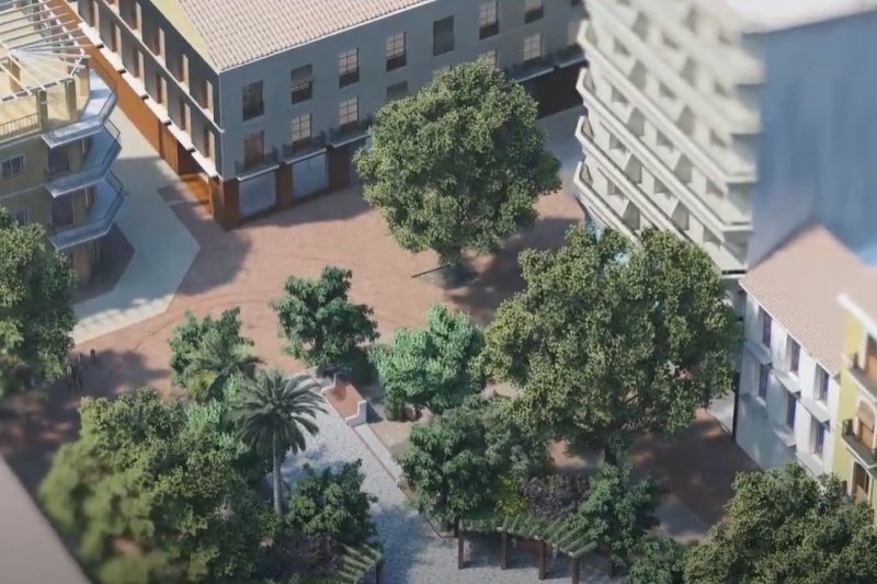 La Glorieta de Dénia tendrá plataforma única y seguirá siendo peatonal La Glorieta de Dénia tendrá plataforma única y seguirá siendo peatonal