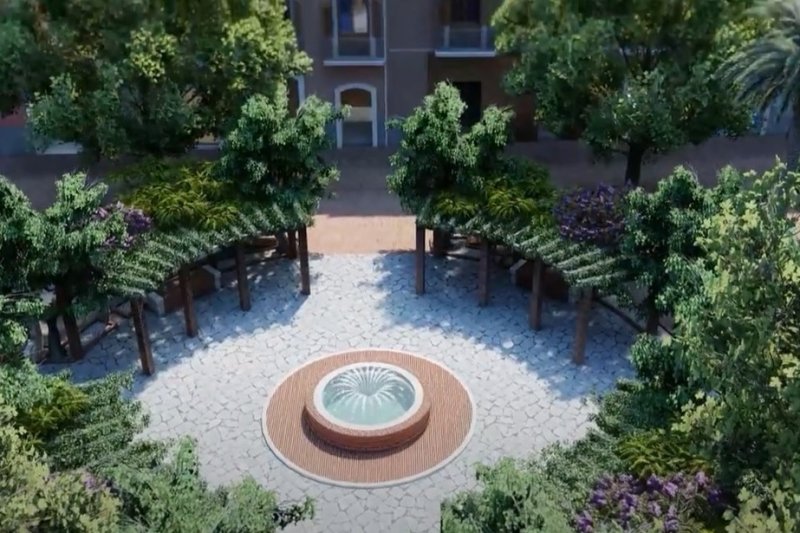 La Glorieta de Dénia tendrá plataforma única y seguirá siendo peatonal La Glorieta de Dénia tendrá plataforma única y seguirá siendo peatonal