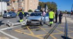 Un vehículo choca contra el trenet tras saltarse el semáforo en rojo  Un vehículo choca contra el trenet tras saltarse el semáforo en rojo