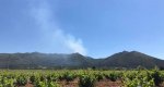 Primeras imágenes del incendio de la Serra de Bèrnia  Primeras imágenes del incendio de la Serra de Bèrnia