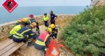 Rescate de una mujer en la Cova Tallà  Rescate de una mujer en la Cova Tallà