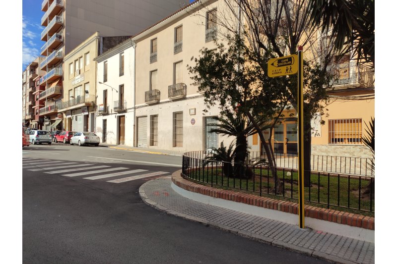 El Ayuntamiento de Pego habilita cuatro rutas escolares seguras El Ayuntamiento de Pego habilita cuatro rutas escolares seguras