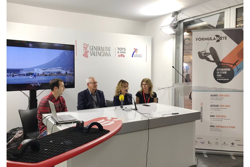 La Fórmula Kite presenta su calendario oficial de regatas en Fitur con varias pruebas en Dénia La Fórmula Kite presenta su calendario oficial de regatas en Fitur con varias pruebas en Dénia