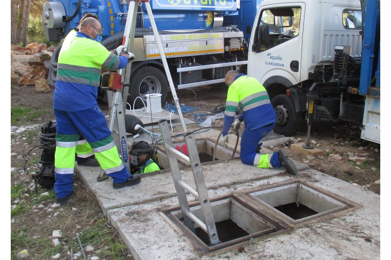 Aqualia realiza mejoras en el alcantarillado de Jesús Pobre Aqualia realiza mejoras en el alcantarillado de Jesús Pobre