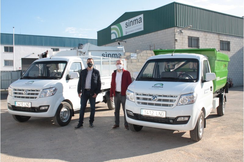 SINMA Ondara adquiere dos nuevos vehículos para la recogida selectiva SINMA Ondara adquiere dos nuevos vehículos para la recogida selectiva