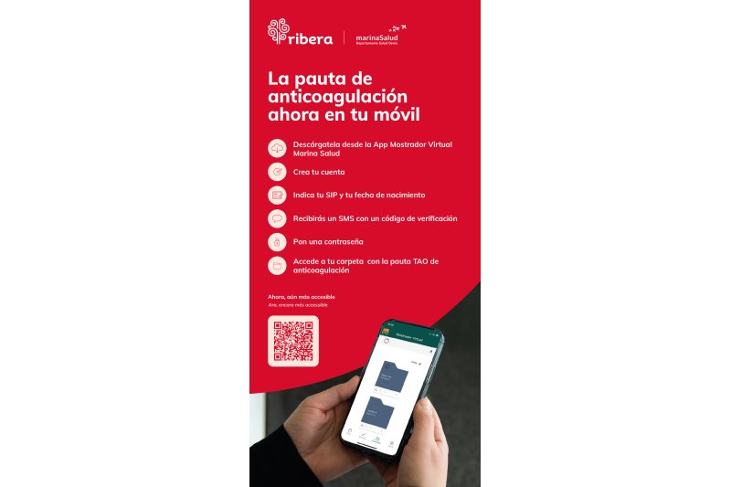 Ya están disponibles las pautas de anticoagulación oral en la APP Mostrador Virtual del Hospital de Dénia Ya están disponibles las pautas de anticoagulación oral en la APP Mostrador Virtual del Hospital de Dénia