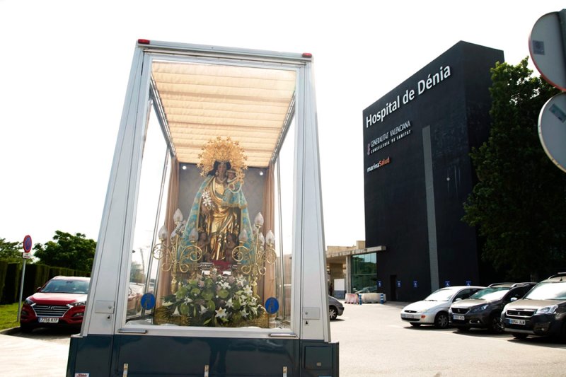 La imagen peregrina de la Mare de Déu dels Desemparats vuelve a la comarca  La imagen peregrina de la Mare de Déu dels Desemparats vuelve a la comarca