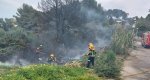 Incendio en un barranco de Xàbia  Incendio en un barranco de Xàbia