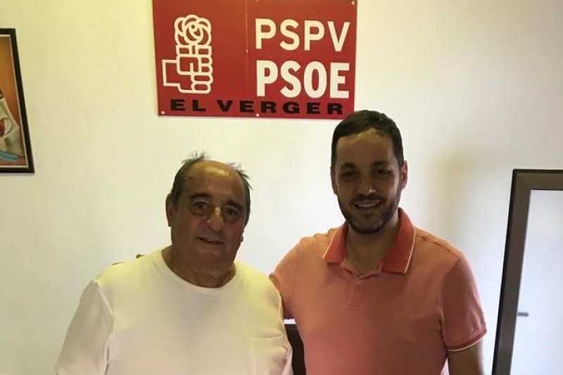 Esteban Aguilar vuelve a tomar las riendas del PSPV de El Verger Esteban Aguilar vuelve a tomar las riendas del PSPV de El Verger