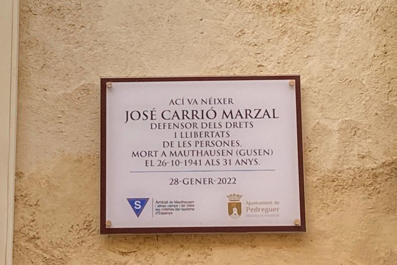 Pedreguer rescata de l’oblit al presoner número 6.279 de Mauthausen Pedreguer rescata de l’oblit al presoner número 6.279 de Mauthausen