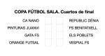 Copa Fútbol Sala: Els Poblets apea con goleada a Bámbola y le arrebata la condición de favorito Copa Fútbol Sala: Els Poblets apea con goleada a Bámbola y le arrebata la condición de favorito
