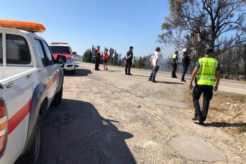 Un incendio en Gata afecta al Arbre de la Rana  Un incendio en Gata afecta al Arbre de la Rana