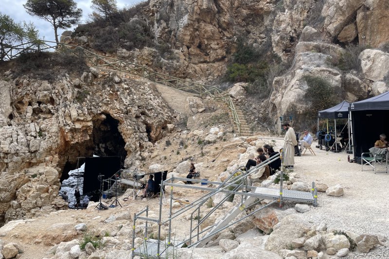 Alejandro Aménabar graba escenas de su último rodaje El Cautivo en la Cala del Moraig de Benitatxell Alejandro Aménabar graba escenas de su último rodaje El Cautivo en la Cala del Moraig de Benitatxell