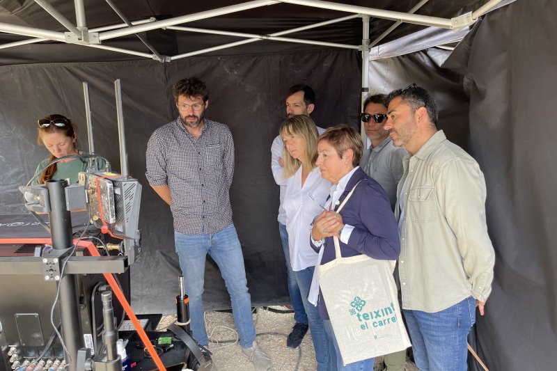 Alejandro Aménabar graba escenas de su último rodaje El Cautivo en la Cala del Moraig de Benitatxell Alejandro Aménabar graba escenas de su último rodaje El Cautivo en la Cala del Moraig de Benitatxell