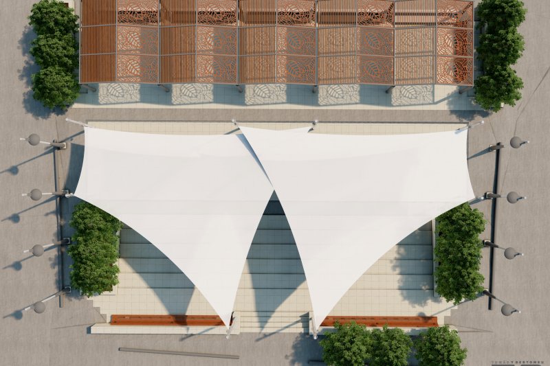 La plaça Major d’Ondara  inicia la remodelació cap a  més zones d’ombra per a ser utilitzada com a  escenari d’actes a l’aire lliure   La plaça Major d’Ondara  inicia la remodelació cap a  més zones d’ombra per a ser utilitzada com a  escenari d’actes a l’aire lliure