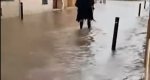 La lluvia inunda una calle en Gata y obliga a cortar el paso inferior del Passeig d'Alacant  La lluvia inunda una calle en Gata y obliga a cortar el paso inferior del Passeig d'Alacant