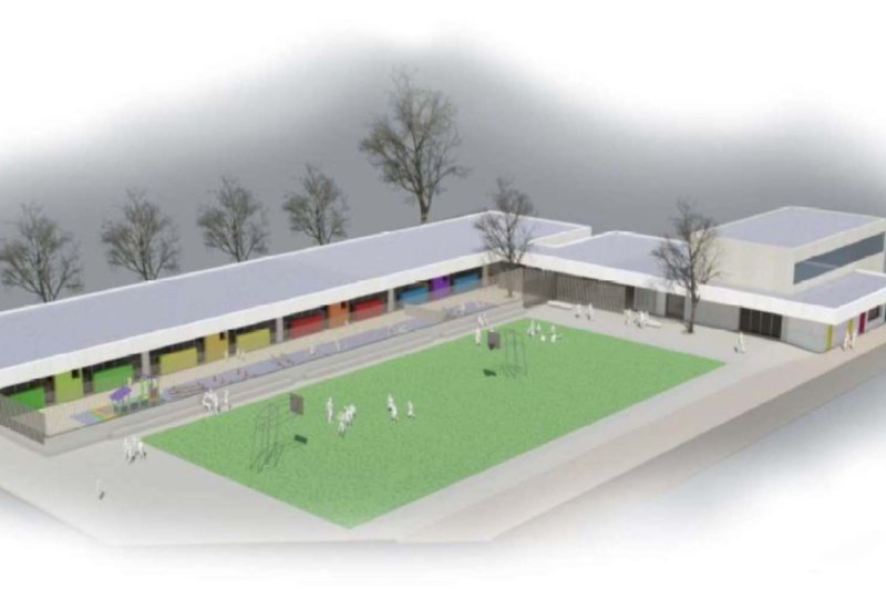 Las obras del aulario de Infantil del Pou de la Muntanya podrían empezar en noviembre Las obras del aulario de Infantil del Pou de la Muntanya podrían empezar en noviembre
