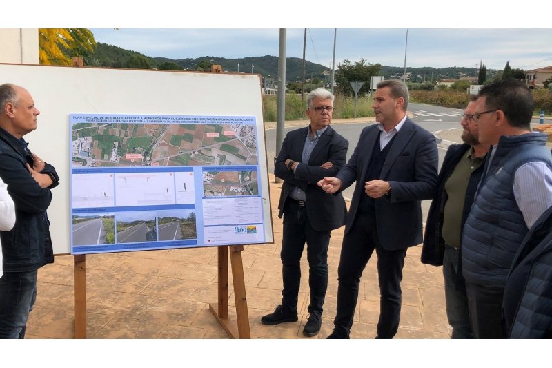 El kilómetro que separa Xaló y Llíber contará con un carril ciclo-peatonal y ganará en seguridad  El kilómetro que separa Xaló y Llíber contará con un carril ciclo-peatonal y ganará en seguridad