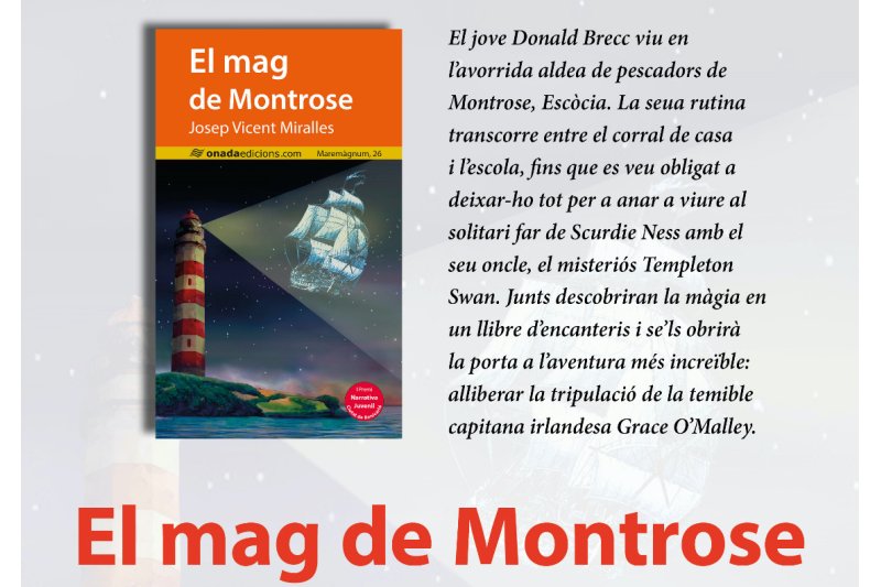 L’escriptor de Xàbia Josep Vicent Miralles presenta el seu darrer llibre El Mag de Montrose L’escriptor de Xàbia Josep Vicent Miralles presenta el seu darrer llibre El Mag de Montrose