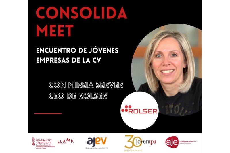 Mireia Server, CEO de Rolser, participa en el Consolida  Meet, Encuentro de Jóvenes Empresas de la Comunitat Valenciana Mireia Server, CEO de Rolser, participa en el Consolida  Meet, Encuentro de Jóvenes Empresas de la Comunitat Valenciana