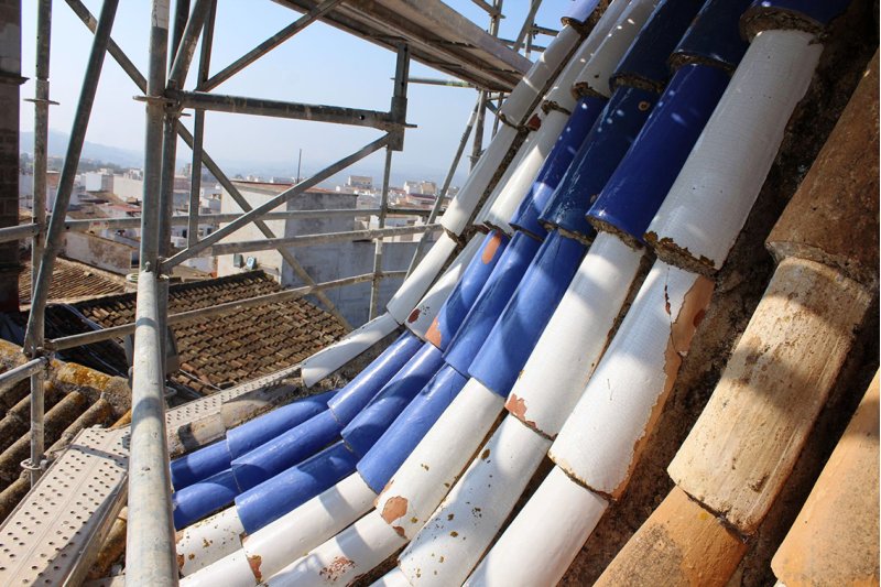 Comença la restauració de la cúpula de l'església de Santa Maria Magdalena de Poble Nou Comença la restauració de la cúpula de l'església de Santa Maria Magdalena de Poble Nou