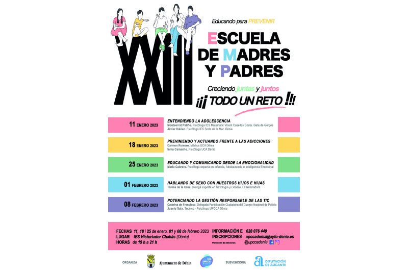 Escuela de madres y padres ‘Educando para prevenir’: formación e información para ayudar a mejorar la relación con los hijos e hijas y enfrentar riesgos y conductas problemáticas Escuela de madres y padres ‘Educando para prevenir’: formación e información para ayudar a mejorar la relación con los hijos e hijas y enfrentar riesgos y conductas problemáticas