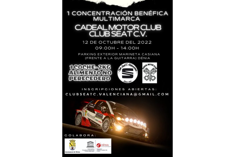 Dénia recibe por primera vez una concentración solidaria de vehículos multimarca Dénia recibe por primera vez una concentración solidaria de vehículos multimarca