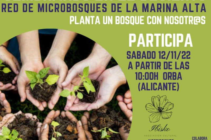 Se busca voluntariado para una plantación de bosque mediterráneo en Orba  Se busca voluntariado para una plantación de bosque mediterráneo en Orba