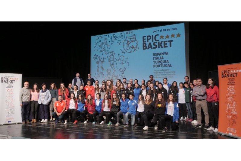 El Erasmus Epic Basket promou a Pedreguer els valors de l’esport i la igualtat de gènere  El Erasmus Epic Basket promou a Pedreguer els valors de l’esport i la igualtat de gènere