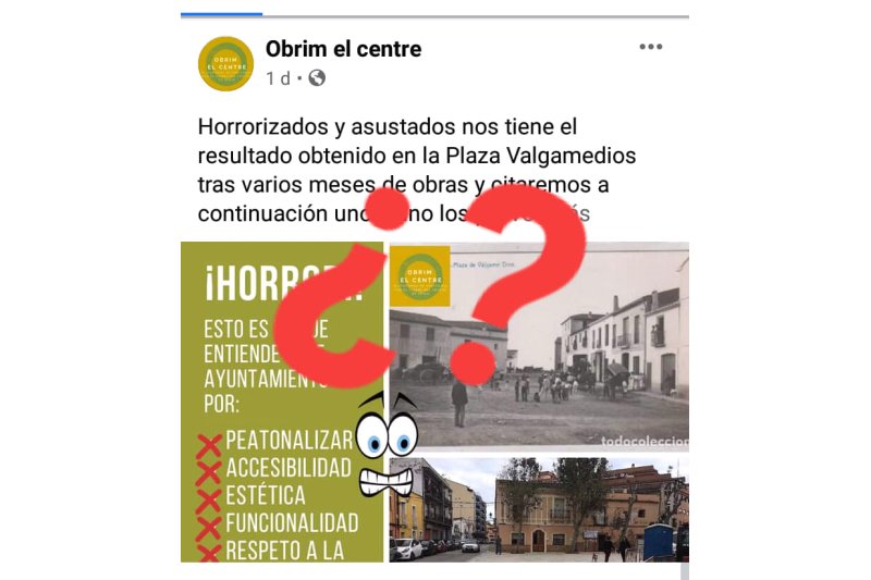 Las obras de la plaza Valgamediós aún no han acabado Las obras de la plaza Valgamediós aún no han acabado