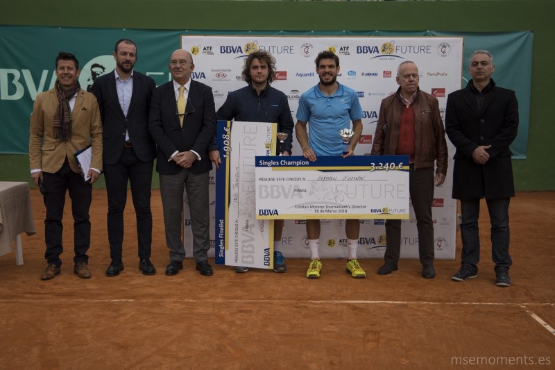 El jugador de la Academia Ferrer Germain Gigounon se impone en el Torneo de Tenis BBVA Future Vila de Xàbia El jugador de la Academia Ferrer Germain Gigounon se impone en el Torneo de Tenis BBVA Future Vila de Xàbia
