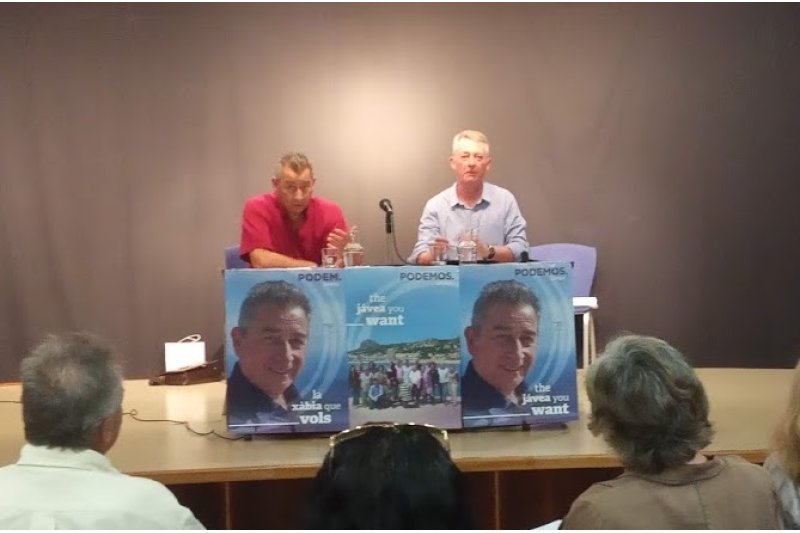 Podemos basa su campaña en el lema Xàbia respira, Xàbia vive, Xàbia trabaja Podemos basa su campaña en el lema Xàbia respira, Xàbia vive, Xàbia trabaja