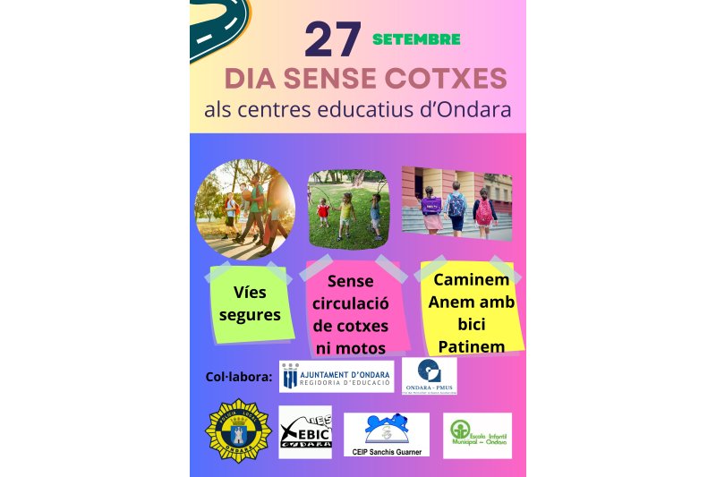 L’Ajuntament d’Ondara emmarca el Dia mundial sense cotxes dins dels projectes municipals de mobilitat saludable L’Ajuntament d’Ondara emmarca el Dia mundial sense cotxes dins dels projectes municipals de mobilitat saludable