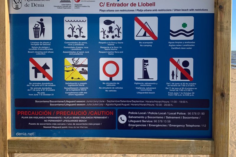 Las playas de Dénia, preparadas para Semana Santa Las playas de Dénia, preparadas para Semana Santa