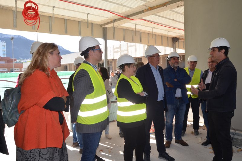 Las obras del nuevo aulario del Pou de la Muntanya se retrasan y se prolongarán hasta marzo   Las obras del nuevo aulario del Pou de la Muntanya se retrasan y se prolongarán hasta marzo