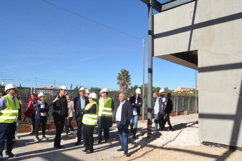 Las obras del nuevo aulario del Pou de la Muntanya se retrasan y se prolongarán hasta marzo   Las obras del nuevo aulario del Pou de la Muntanya se retrasan y se prolongarán hasta marzo