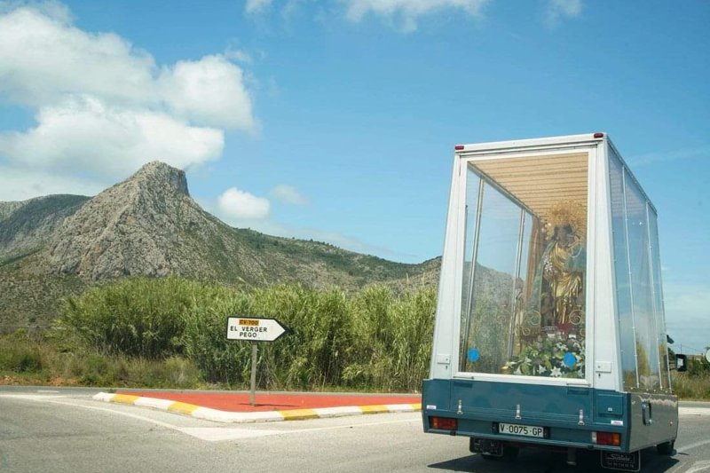La imagen peregrina de la Mare de Déu dels Desemparats llega a la comarca La imagen peregrina de la Mare de Déu dels Desemparats llega a la comarca