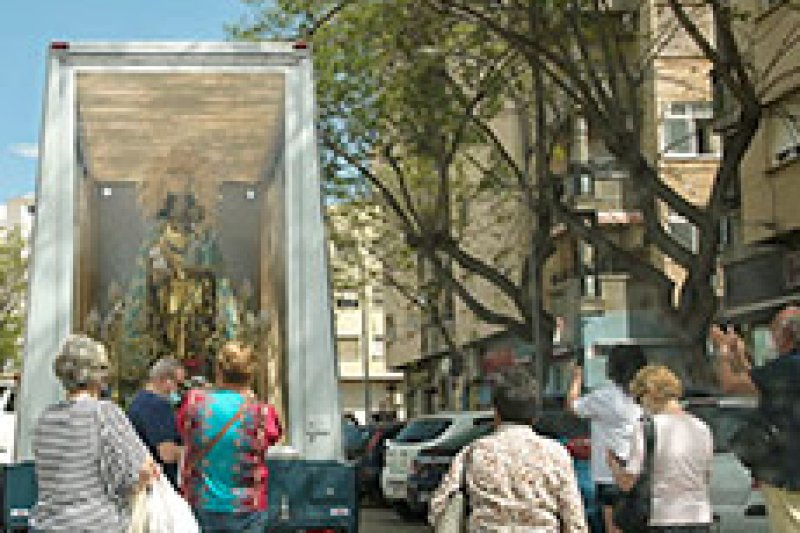 La imagen peregrina de la Mare de Déu dels Desemparats llega a la comarca La imagen peregrina de la Mare de Déu dels Desemparats llega a la comarca