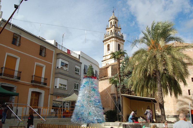 La quintà 2020 de Pego habilita un arbre de Nadal reciclat a la plaça de l’Ajuntament La quintà 2020 de Pego habilita un arbre de Nadal reciclat a la plaça de l’Ajuntament