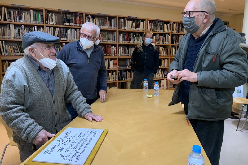 Gata rinde homenaje a Miguel Soler por su lucha por la democracia y contra el franquismo Gata rinde homenaje a Miguel Soler por su lucha por la democracia y contra el franquismo