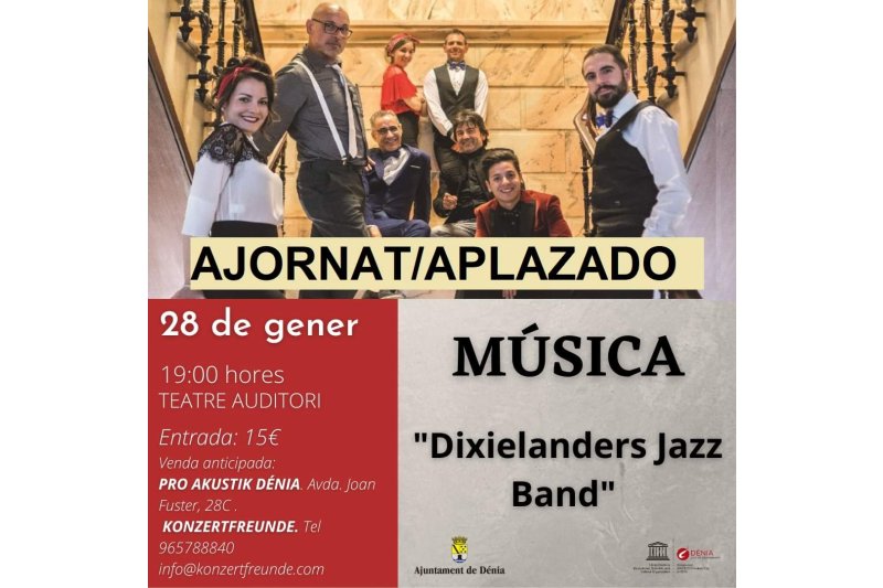 Sigue la suspensión de actos en Dénia: Ahora le toca a la cultura Sigue la suspensión de actos en Dénia: Ahora le toca a la cultura