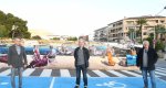 Goikoetxea recrea la esencia marinera en el mural que da la bienvenida al barrio de Duanes de Xàbia Goikoetxea recrea la esencia marinera en el mural que da la bienvenida al barrio de Duanes de Xàbia